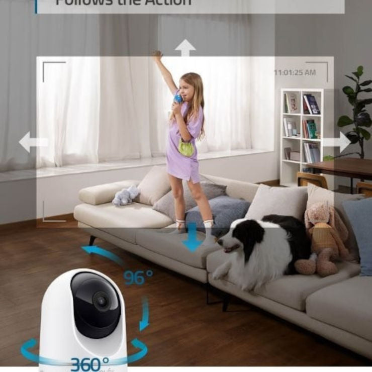 מצלמה חכמה - Eufy Indoor Cam Pan & Til
