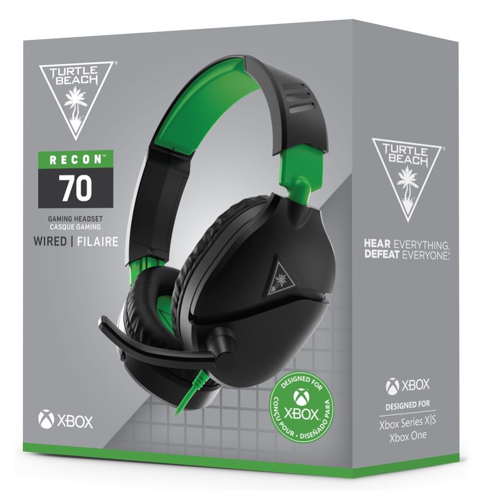 אוזניות גיימינג חוטיות - Turtle Beach Recon 70X